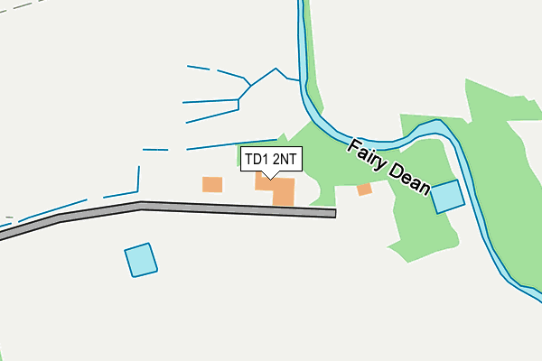 TD1 2NT map - OS OpenMap – Local (Ordnance Survey) TD1 2NT map - OS OpenMap – Local (Ordnance Survey)