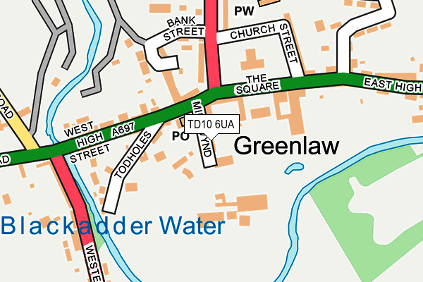 TD10 6UA map - OS OpenMap – Local (Ordnance Survey) TD10 6UA map - OS OpenMap – Local (Ordnance Survey)