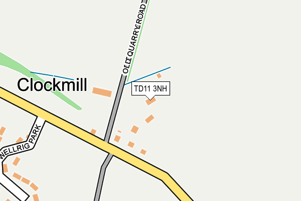 TD11 3NH map - OS OpenMap – Local (Ordnance Survey) TD11 3NH map - OS OpenMap – Local (Ordnance Survey)