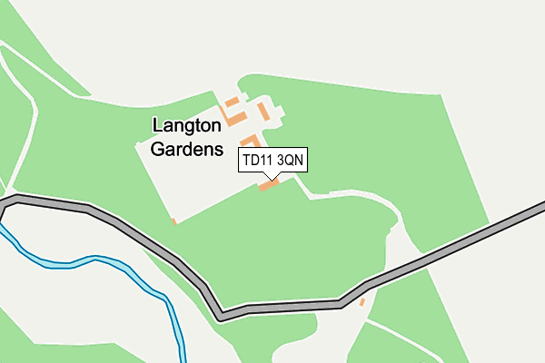 TD11 3QN map - OS OpenMap – Local (Ordnance Survey) TD11 3QN map - OS OpenMap – Local (Ordnance Survey)
