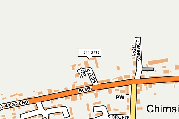TD11 3YQ map - OS OpenMap – Local (Ordnance Survey) TD11 3YQ map - OS OpenMap – Local (Ordnance Survey)