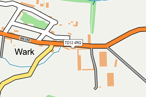 TD12 4RQ map - OS OpenMap – Local (Ordnance Survey) TD12 4RQ map - OS OpenMap – Local (Ordnance Survey)