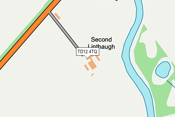 TD12 4TQ map - OS OpenMap – Local (Ordnance Survey)