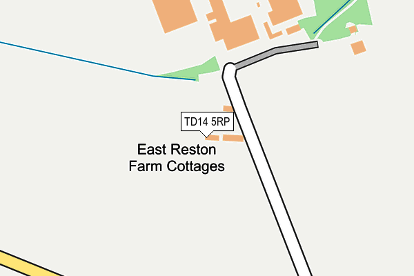 TD14 5RP map - OS OpenMap – Local (Ordnance Survey)
