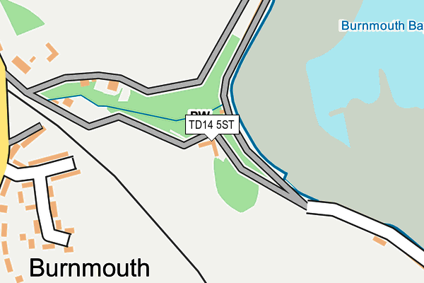 TD14 5ST map - OS OpenMap – Local (Ordnance Survey) TD14 5ST map - OS OpenMap – Local (Ordnance Survey)