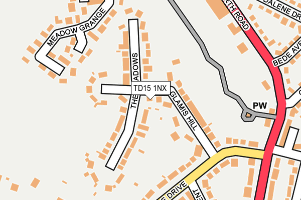 TD15 1NX map - OS OpenMap – Local (Ordnance Survey) TD15 1NX map - OS OpenMap – Local (Ordnance Survey)