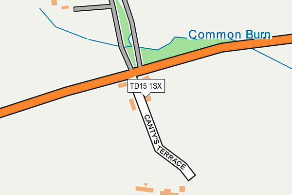 TD15 1SX map - OS OpenMap – Local (Ordnance Survey) TD15 1SX map - OS OpenMap – Local (Ordnance Survey)