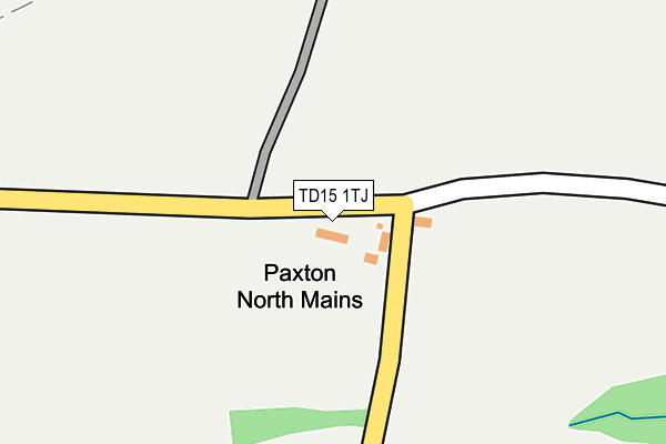 TD15 1TJ map - OS OpenMap – Local (Ordnance Survey)