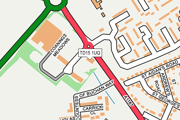 TD15 1UQ map - OS OpenMap – Local (Ordnance Survey) TD15 1UQ map - OS OpenMap – Local (Ordnance Survey)