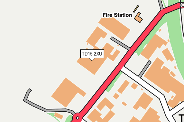 TD15 2XU map - OS OpenMap – Local (Ordnance Survey) TD15 2XU map - OS OpenMap – Local (Ordnance Survey)