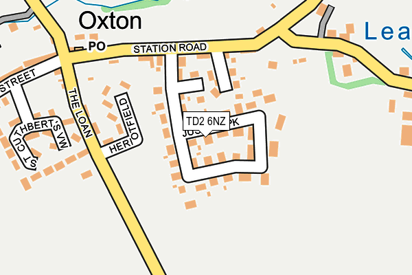 TD2 6NZ map - OS OpenMap – Local (Ordnance Survey) TD2 6NZ map - OS OpenMap – Local (Ordnance Survey)