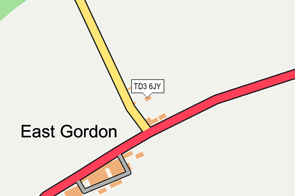 TD3 6JY map - OS OpenMap – Local (Ordnance Survey) TD3 6JY map - OS OpenMap – Local (Ordnance Survey)