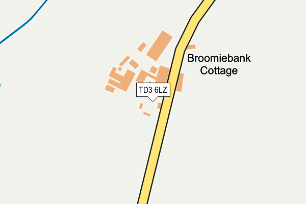 TD3 6LZ map - OS OpenMap – Local (Ordnance Survey) TD3 6LZ map - OS OpenMap – Local (Ordnance Survey)
