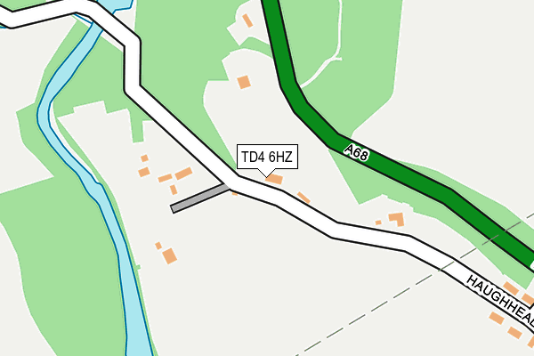 TD4 6HZ map - OS OpenMap – Local (Ordnance Survey) TD4 6HZ map - OS OpenMap – Local (Ordnance Survey)