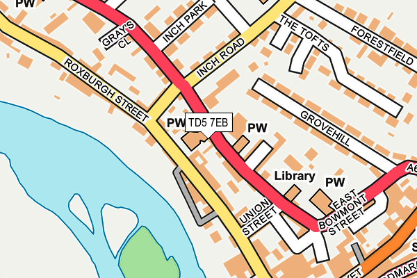 TD5 7EB map - OS OpenMap – Local (Ordnance Survey) TD5 7EB map - OS OpenMap – Local (Ordnance Survey)