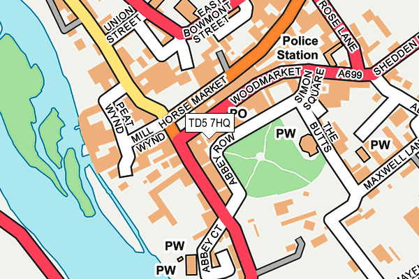 TD5 7HQ map - OS OpenMap – Local (Ordnance Survey) TD5 7HQ map - OS OpenMap – Local (Ordnance Survey)
