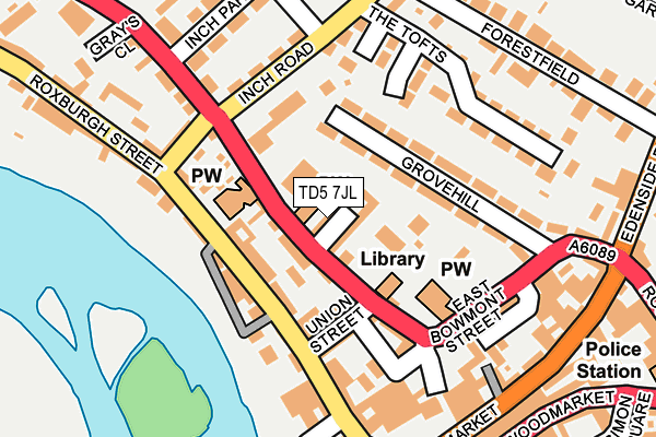 TD5 7JL map - OS OpenMap – Local (Ordnance Survey) TD5 7JL map - OS OpenMap – Local (Ordnance Survey)