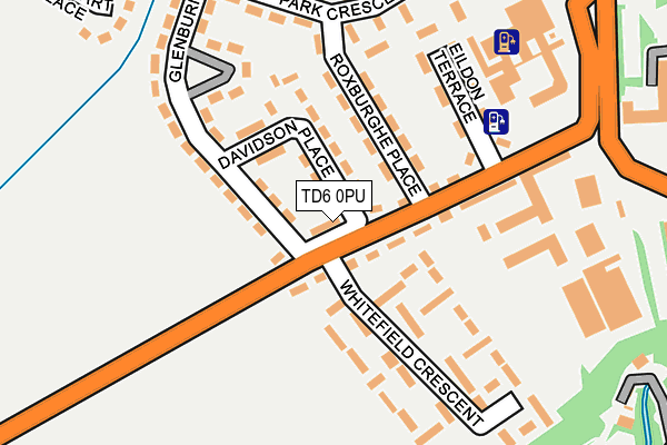 TD6 0PU map - OS OpenMap – Local (Ordnance Survey) TD6 0PU map - OS OpenMap – Local (Ordnance Survey)