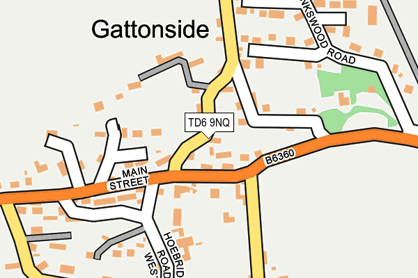 TD6 9NQ map - OS OpenMap – Local (Ordnance Survey) TD6 9NQ map - OS OpenMap – Local (Ordnance Survey)