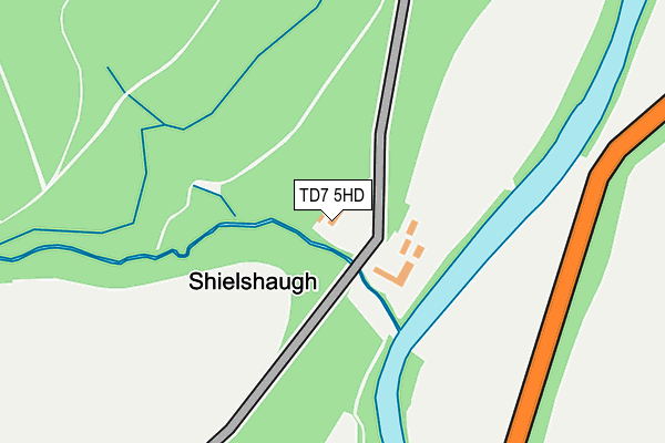 TD7 5HD map - OS OpenMap – Local (Ordnance Survey) TD7 5HD map - OS OpenMap – Local (Ordnance Survey)
