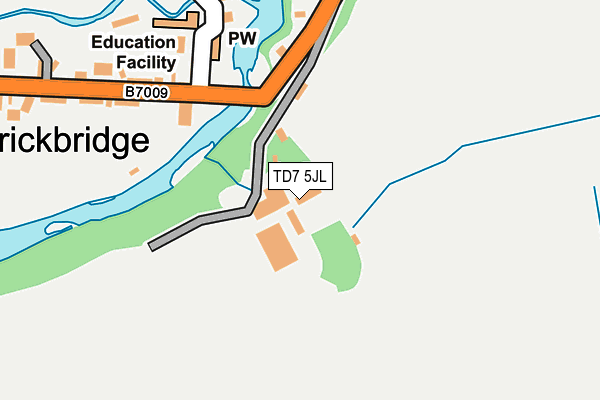 TD7 5JL map - OS OpenMap – Local (Ordnance Survey) TD7 5JL map - OS OpenMap – Local (Ordnance Survey)