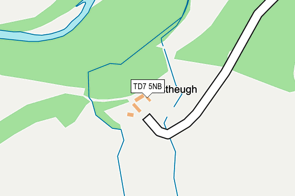 TD7 5NB map - OS OpenMap – Local (Ordnance Survey)