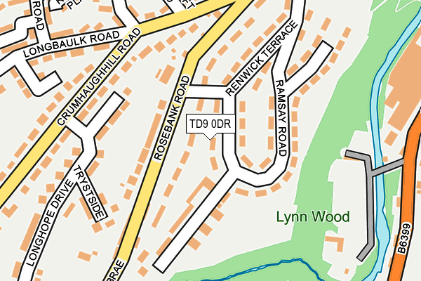 TD9 0DR map - OS OpenMap – Local (Ordnance Survey) TD9 0DR map - OS OpenMap – Local (Ordnance Survey)