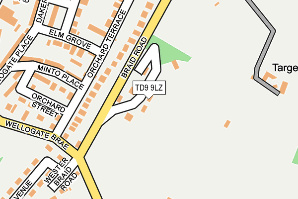 TD9 9LZ map - OS OpenMap – Local (Ordnance Survey) TD9 9LZ map - OS OpenMap – Local (Ordnance Survey)
