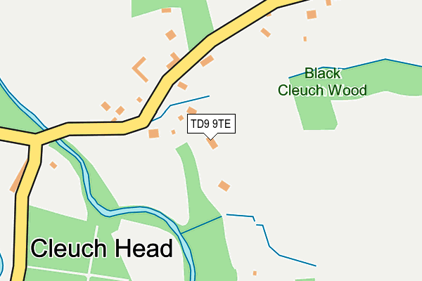 TD9 9TE map - OS OpenMap – Local (Ordnance Survey) TD9 9TE map - OS OpenMap – Local (Ordnance Survey)