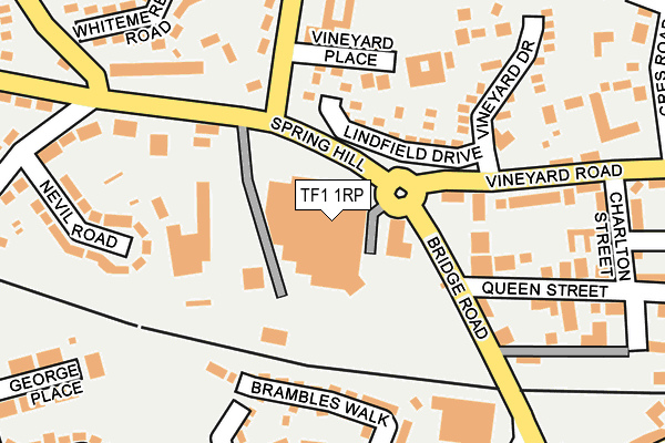 TF1 1RP map - OS OpenMap – Local (Ordnance Survey) TF1 1RP map - OS OpenMap – Local (Ordnance Survey)