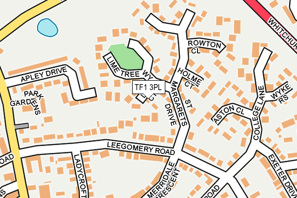 TF1 3PL map - OS OpenMap – Local (Ordnance Survey) TF1 3PL map - OS OpenMap – Local (Ordnance Survey)
