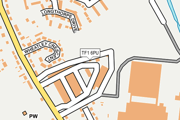 TF1 6PU map - OS OpenMap – Local (Ordnance Survey) TF1 6PU map - OS OpenMap – Local (Ordnance Survey)