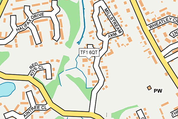 TF1 6QT map - OS OpenMap – Local (Ordnance Survey) TF1 6QT map - OS OpenMap – Local (Ordnance Survey)