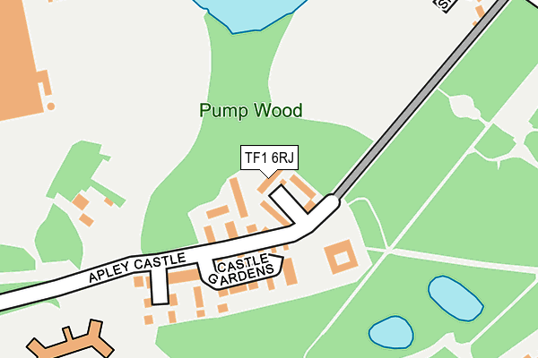 TF1 6RJ map - OS OpenMap – Local (Ordnance Survey) TF1 6RJ map - OS OpenMap – Local (Ordnance Survey)