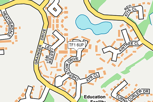 TF1 6UP map - OS OpenMap – Local (Ordnance Survey) TF1 6UP map - OS OpenMap – Local (Ordnance Survey)