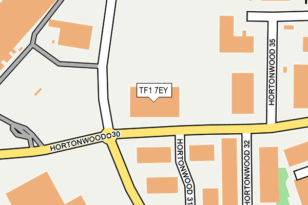 TF1 7EY map - OS OpenMap – Local (Ordnance Survey) TF1 7EY map - OS OpenMap – Local (Ordnance Survey)