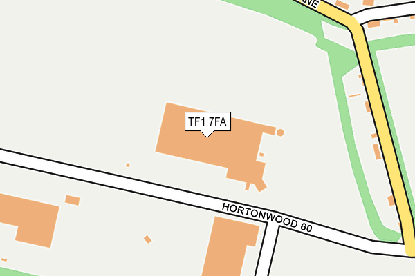 TF1 7FA map - OS OpenMap – Local (Ordnance Survey) TF1 7FA map - OS OpenMap – Local (Ordnance Survey)
