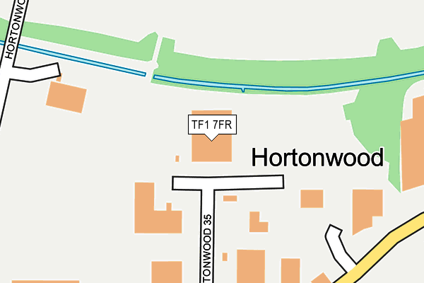 TF1 7FR map - OS OpenMap – Local (Ordnance Survey) TF1 7FR map - OS OpenMap – Local (Ordnance Survey)