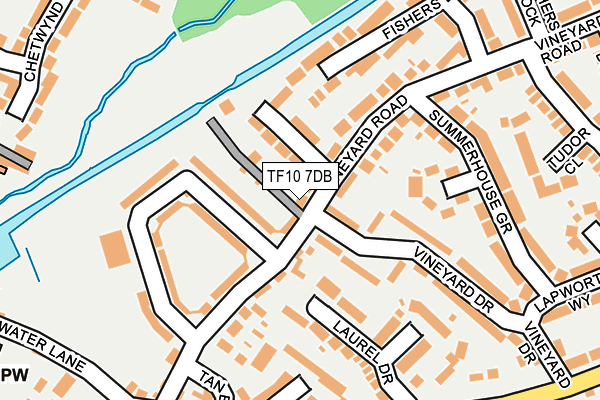 TF10 7DB map - OS OpenMap – Local (Ordnance Survey) TF10 7DB map - OS OpenMap – Local (Ordnance Survey)
