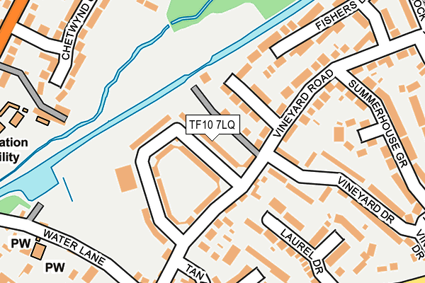 TF10 7LQ map - OS OpenMap – Local (Ordnance Survey) TF10 7LQ map - OS OpenMap – Local (Ordnance Survey)