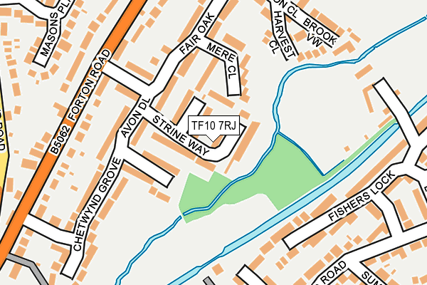TF10 7RJ map - OS OpenMap – Local (Ordnance Survey) TF10 7RJ map - OS OpenMap – Local (Ordnance Survey)
