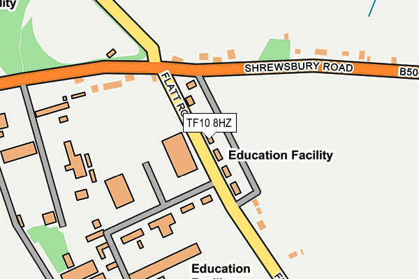 TF10 8HZ map - OS OpenMap – Local (Ordnance Survey) TF10 8HZ map - OS OpenMap – Local (Ordnance Survey)