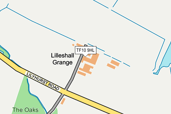 TF10 9HL map - OS OpenMap – Local (Ordnance Survey) TF10 9HL map - OS OpenMap – Local (Ordnance Survey)