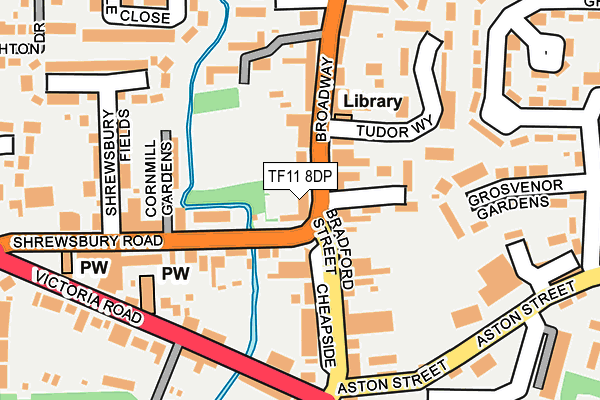 TF11 8DP map - OS OpenMap – Local (Ordnance Survey) TF11 8DP map - OS OpenMap – Local (Ordnance Survey)