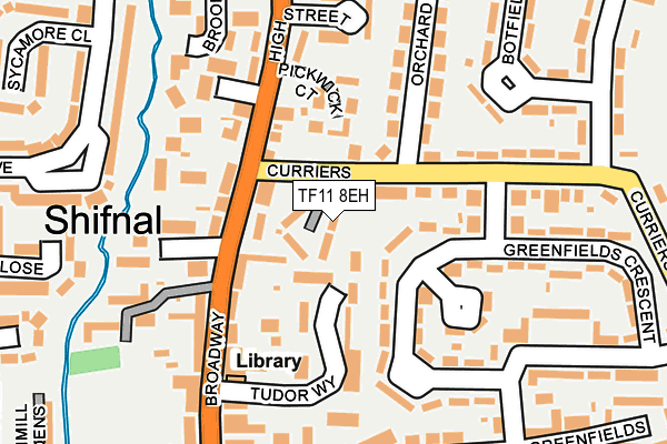TF11 8EH map - OS OpenMap – Local (Ordnance Survey) TF11 8EH map - OS OpenMap – Local (Ordnance Survey)