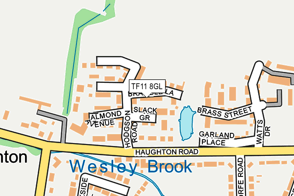 TF11 8GL map - OS OpenMap – Local (Ordnance Survey) TF11 8GL map - OS OpenMap – Local (Ordnance Survey)