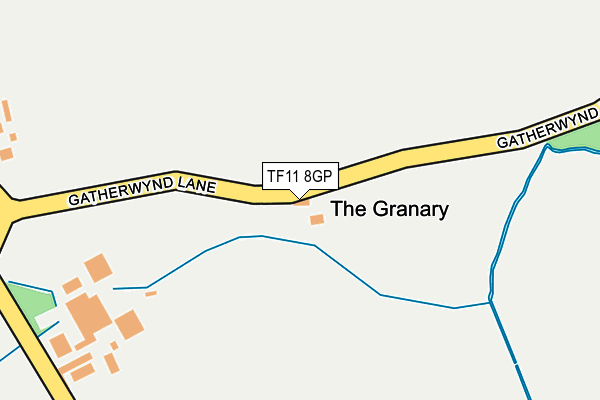 TF11 8GP map - OS OpenMap – Local (Ordnance Survey) TF11 8GP map - OS OpenMap – Local (Ordnance Survey)