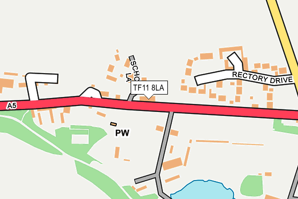 TF11 8LA map - OS OpenMap – Local (Ordnance Survey) TF11 8LA map - OS OpenMap – Local (Ordnance Survey)