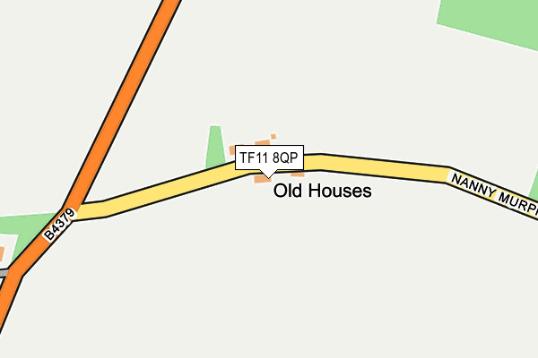TF11 8QP map - OS OpenMap – Local (Ordnance Survey) TF11 8QP map - OS OpenMap – Local (Ordnance Survey)
