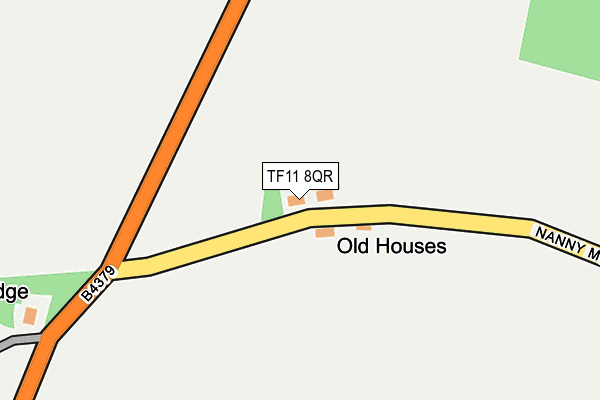 TF11 8QR map - OS OpenMap – Local (Ordnance Survey) TF11 8QR map - OS OpenMap – Local (Ordnance Survey)